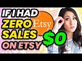 If I had ZERO SALES on ETSY | This is how I would Grow My Shop | Etsy Shop Tips for Beginners