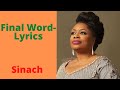 Sinach - Final Word -Lyrics