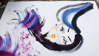 Live Fashion Illustration Painting In London Watercolor Painting