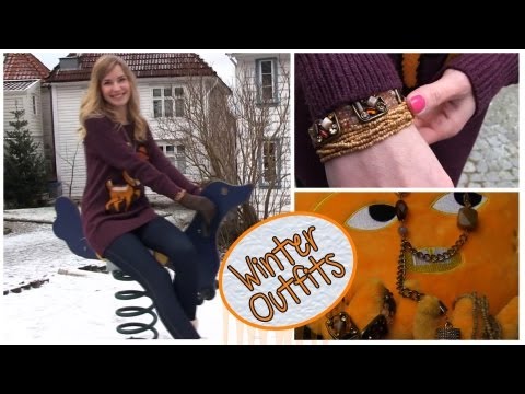 Amazing Winter Outfits! Warm Cozy Cute Party Dress Up Tutorial! In Beautiful Bergen, Norway.
