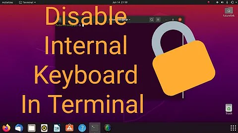 How to disable internal keyboard using Terminal in Ubuntu