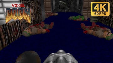 Voxel Doom - E1M2: Nuclear Plant - [GZDoom] | 4K/60