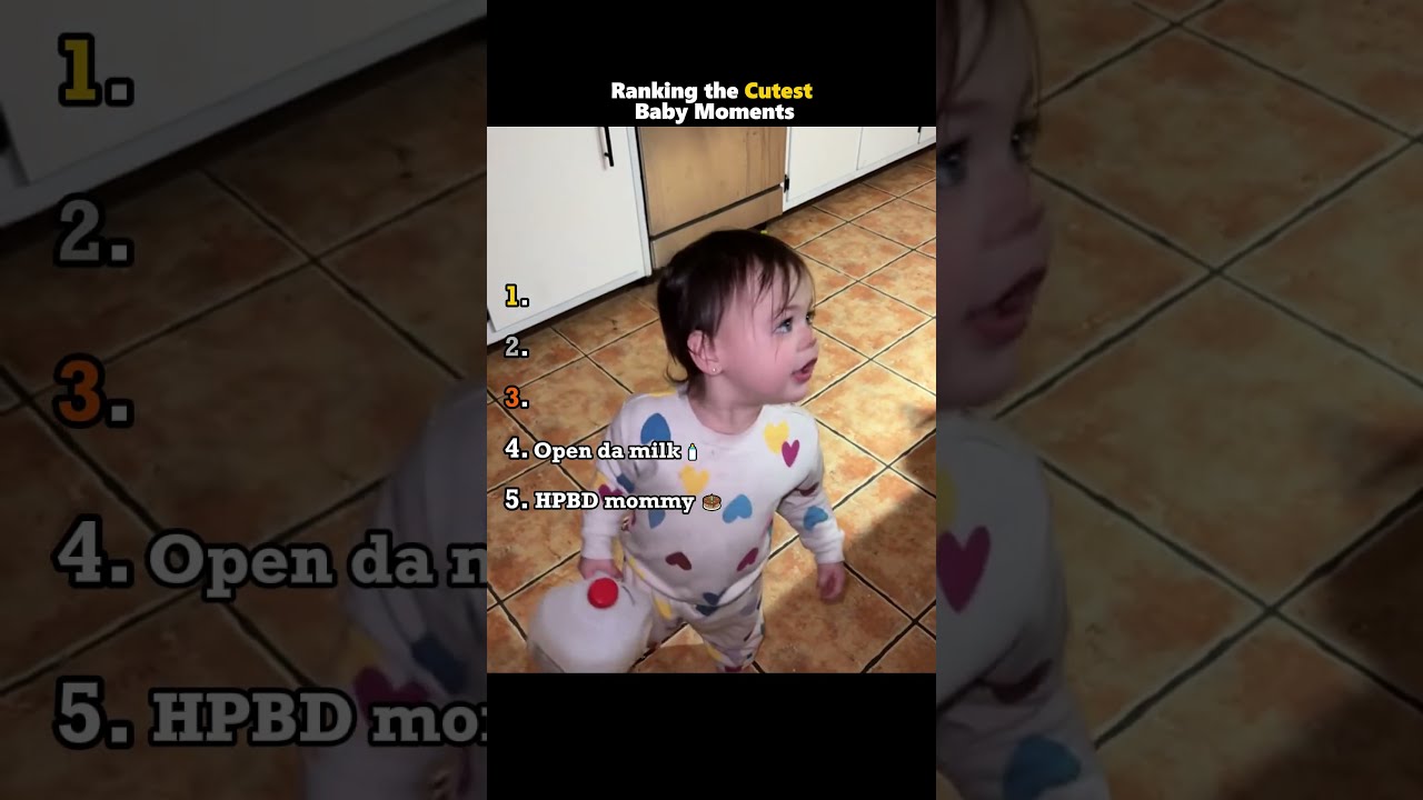 Ranking The Cutest Baby Moments