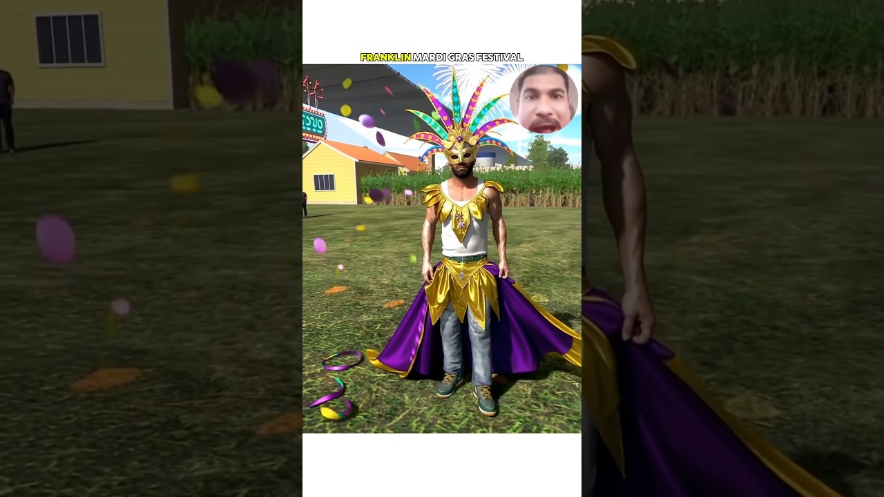 Franklin Mardi Gras Festival😱 | Indian bike driving 3D | 