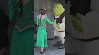 🗣️ DreamWorks world at universal studios Orlando #Shrek #Fiona #universalorlando #universalstudios