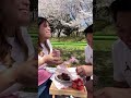 Piquenique romântico no Japão: vivendo um dorama na vida real! 🧺🌸✨ #dorama #japão #japan #vlog