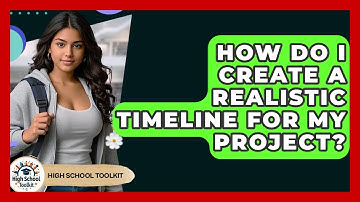 How Do I Create A Realistic Timeline For My Project? - High School Toolkit