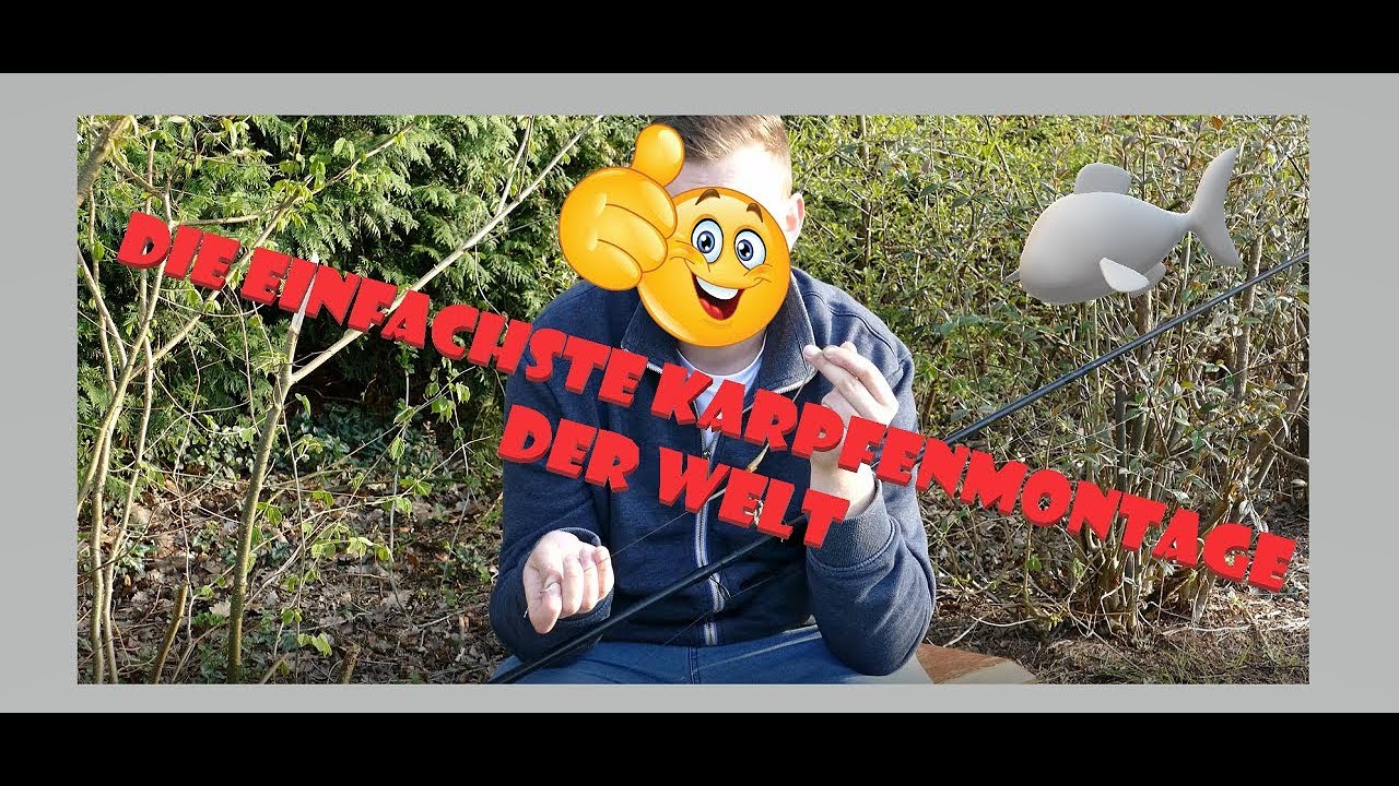 Eine einfache Karpfenmontage unter 5€ 