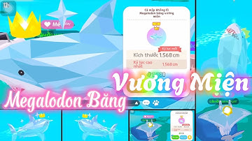 Play Together | Cá mập Megalodon Băng Vương Miện khổng lồ đã được câu Thành công - Đuối hoa tuyết VM