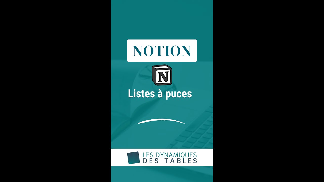 Notion : créer des listes à puces | RACCOURCI