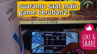 Cara Ubah Suara Cewek di Game Mobile Legends, FF, dll Voice Changer Game di HP vivo Y100 & Lainnya screenshot 5