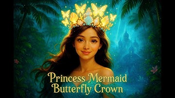 Princess Mermaid Butterfly Crown 👑 (Official Music Video) 🧜‍♀️🦋