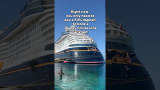 Set sail for magic — for less! When you book a Disney Cruise, you’ll pay only 50% of the deposit!