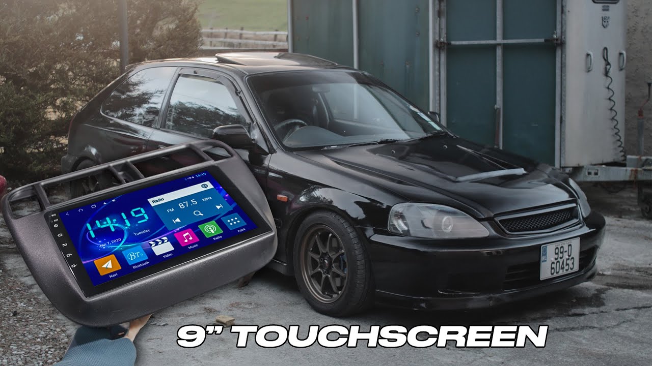 Android Touch Screen Radio Install For Civic Hatch YouTube