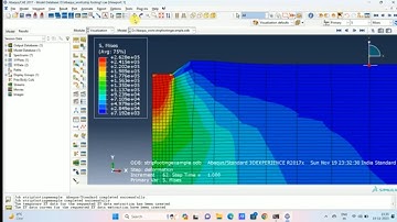 Bearing capacity failure of strip footing using Abaqus 3D Full Simulation procedure #abaqustutorial