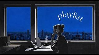 Overthinking Night Playlist  Emotional Lofi U0026 Indie Pop deep Blue Mood    
