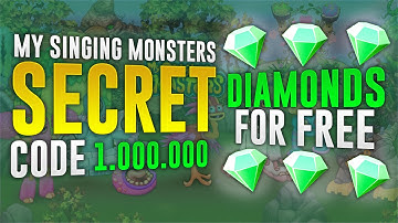 My Singing Monsters : SECRET CODE 1 000 000 DIAMONDS ! [ iOS/Android ] (No Download)