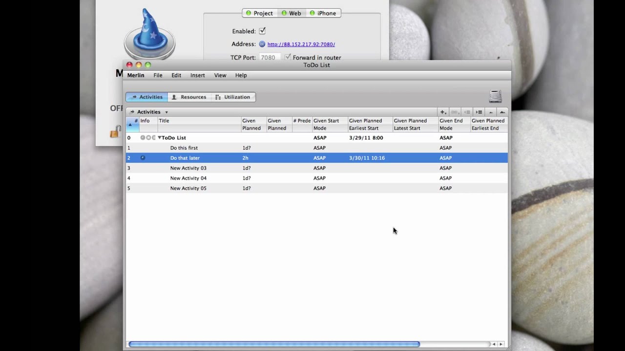 Merlin 2 Web - Access and edit a file project shared by Merlin Server version 2