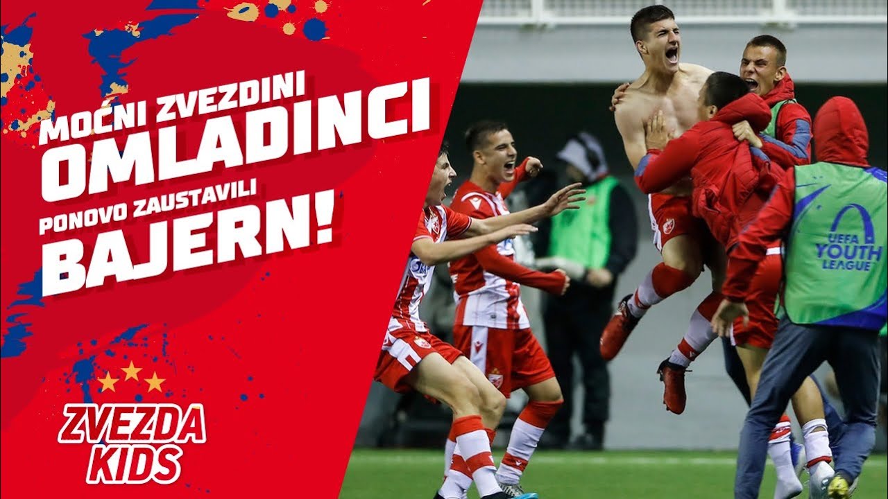 MOĆNI ZVEZDINI OMLADINCI PONOVO ZAUSTAVILI BAJERN