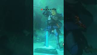 Failing To Pull The Master Sword #shorts #highlights #zelda #mastersword #botw #gaming #breath #lol