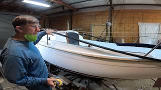 Hull to deck joint repair-Part #1 Com-Pac 16