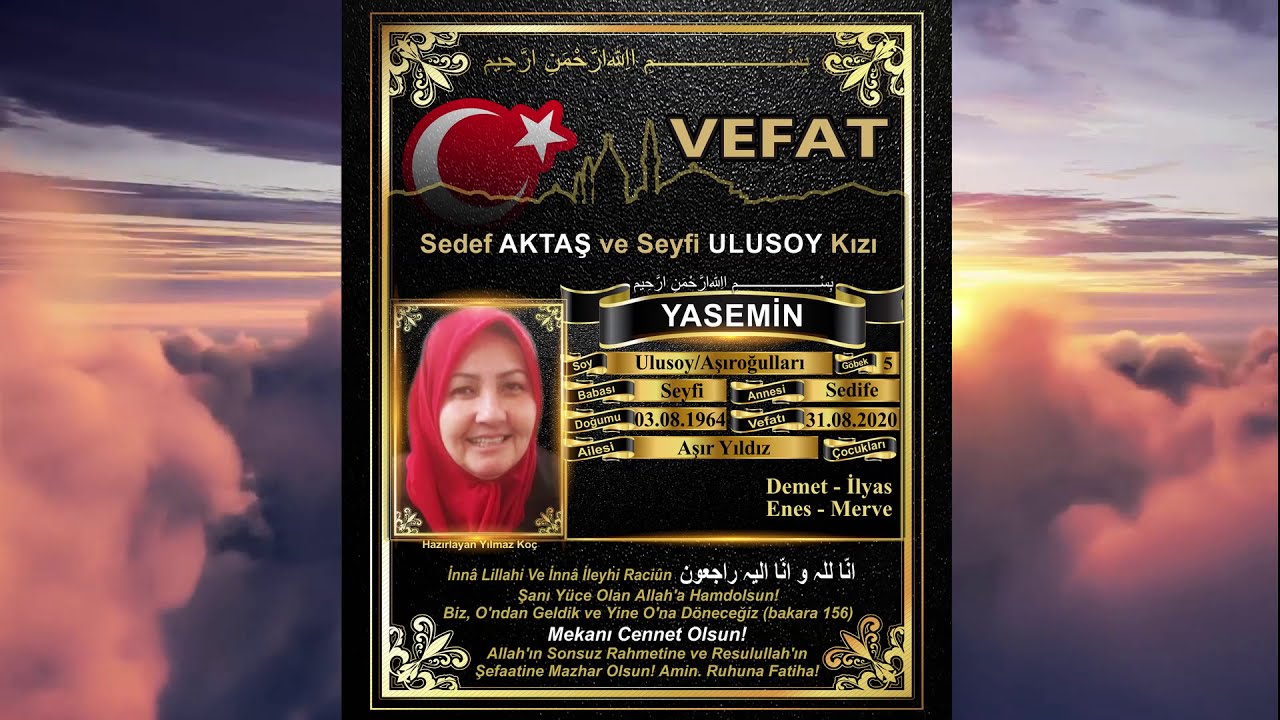 Yaraşlı Köy Halkı 2020 Vefat Edenler