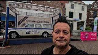 Oldtimerdag Culemborg 25 Mei 2024 opname oldtimers bij de defilé over de markt bezoeken met Morpheus