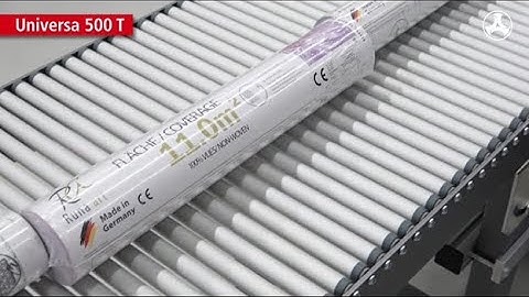 Shrink Wrapping Wallpaper Rolls (Kallfass Universa 500 T Automatic Shrink Wrap Machine)