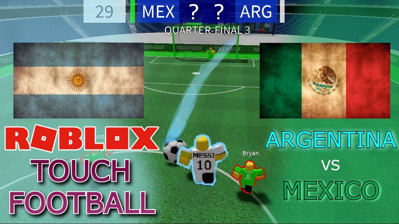 Argentina vs Mexico | Touch Football Roblox (Qatar World Cup 2022 ...