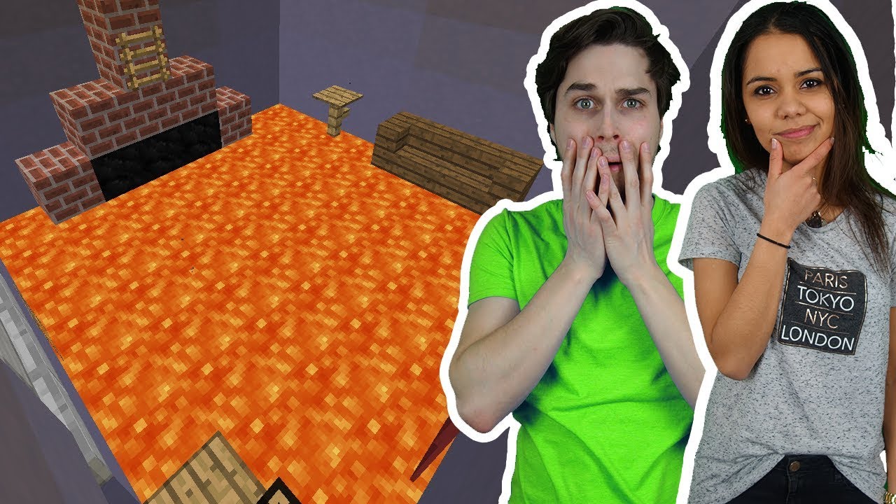 DE VLOER IS LAVA IN BUILD BATTLE MET VRIENDIN!!