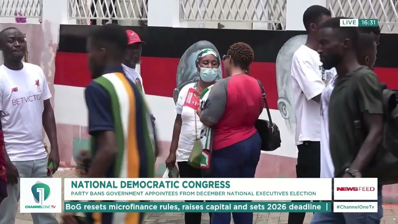 NDC Bans Government Appointees from December National Executives Election