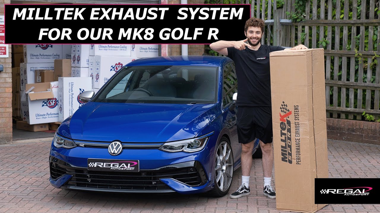 MILLTEK EXHAUST UPGRADE FOR OUR MK8 GOLF R [FLY BYS, REVVING, IN CAR