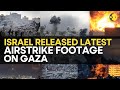 Israel-Palestine war: Israeli Army Released The Latest Footage Of Airstrikes On Hamas | WION
