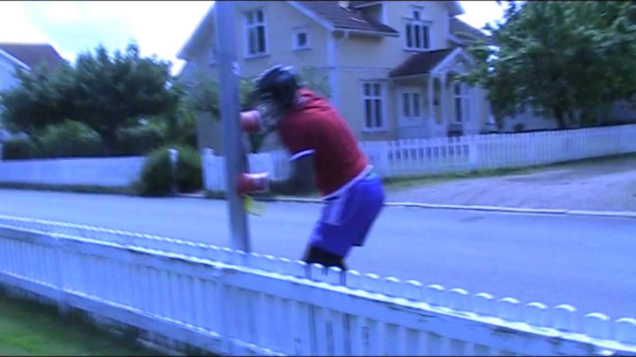 Bild från Hur olika idrottsmän kliver över ett staket