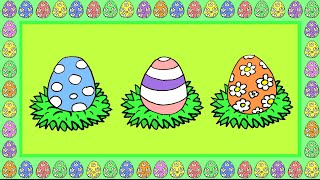 Deutsch lernen: Ostereier, Adjektive und Farben - ein Spiel zu Ostern screenshot 4