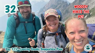 PCT Episode 32 - Day 115 - Leaving Smoky Snoqualmie Pass & Traversing Rocky Kendall Catwalk