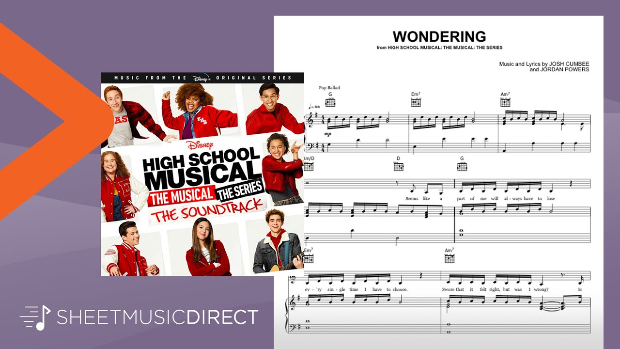 Wondering From High School Musical The Musical The Series Sheet