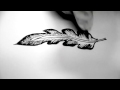 1# Henna Designs Feather - نقش الحنا رسم الريش