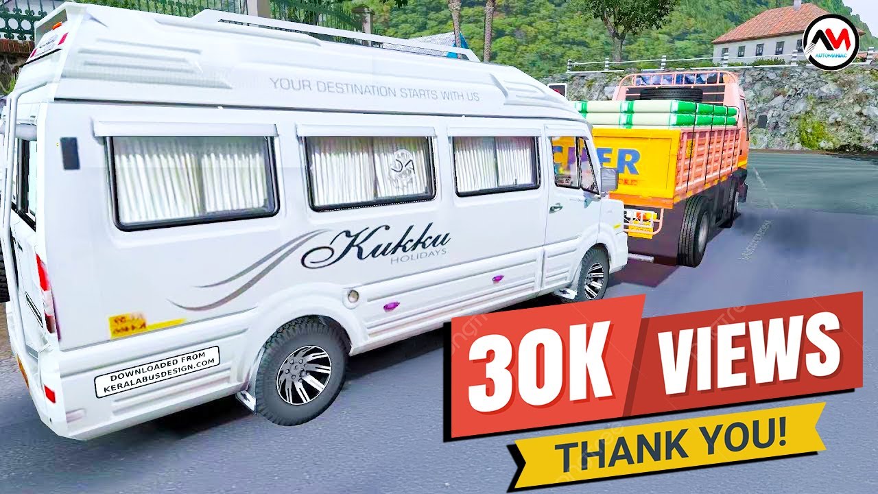 force traveller trip with DJ Songs | Kerala to Madikeri . Awesome Ride