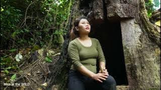 90 Days Building a Secret Shelter Inside a Giant Tree for Survival. Bushcraft