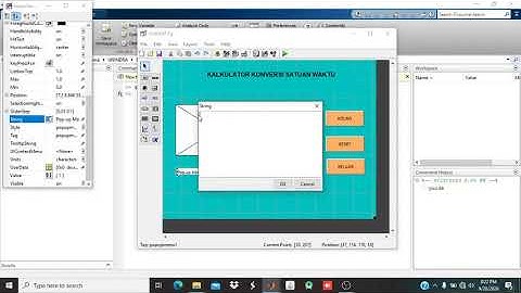 Pembuatan GUI Kalkulator Konversi Satuan Waktu | GUIDE MATLAB | Pop-up Menu