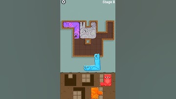 Puzzle Cats - Gameplay Walkthrough (iOS & Android) Stage 8 #shorts #games #funny