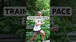 The Pace You Want to Run, Train It #5ktraining #running #technique