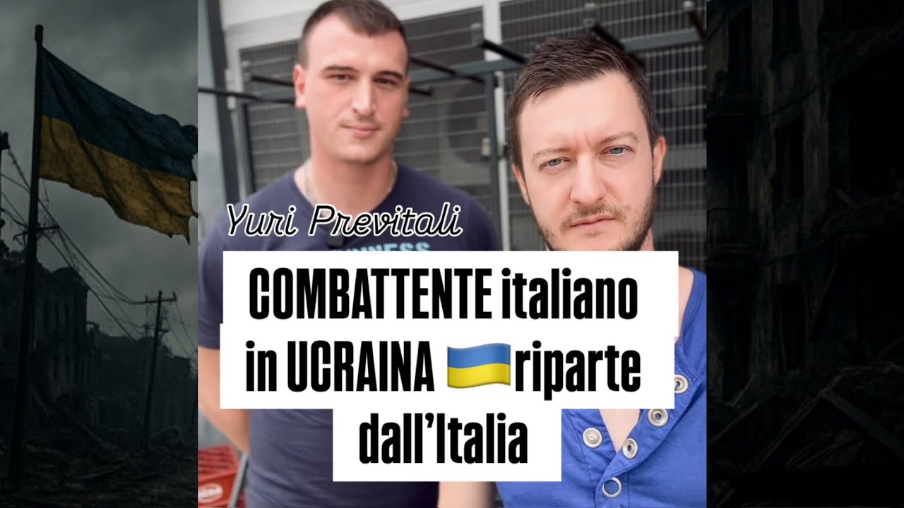RIPARTE (forse) per COMBATTERE, italiano Yuri Previtali verso l’UCRAINA
