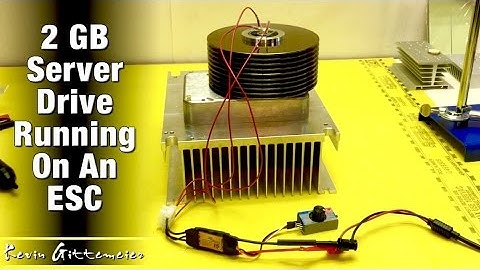 Running a 2 GB Server Drive  [ BLDC Motor Control (ESC) ] [KTFG 287]