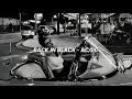 〝 back in black 〞-  AC/DC  [letra en español]