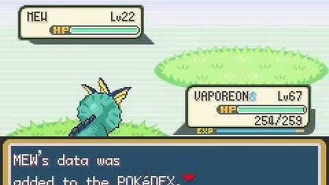 Pokemon Fire Red: How to catch Mew