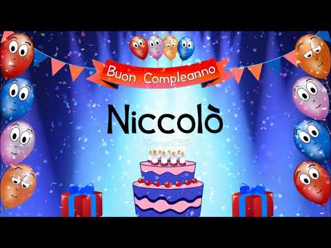 Tanti auguri di buon compleanno Niccolò!