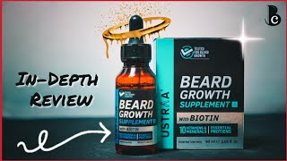 Ustraa Beard Growth Oil Advanced & Beard Growth Supplement Honest Review | Bearded Chokra