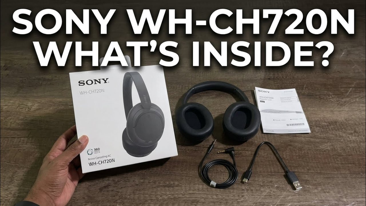 Sony WH-CH720N Unboxing (What's Inside?) - YouTube